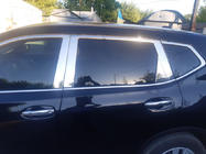 Nissan X-trail T32/Rogue 2014-2021 гг. Хромированные накладки на стойки (нержавейка) фото 3