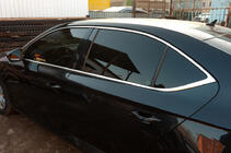 Skoda Superb 2015-2024 гг. Полный комплект хромированных окантовок окон нержавейка фото 1