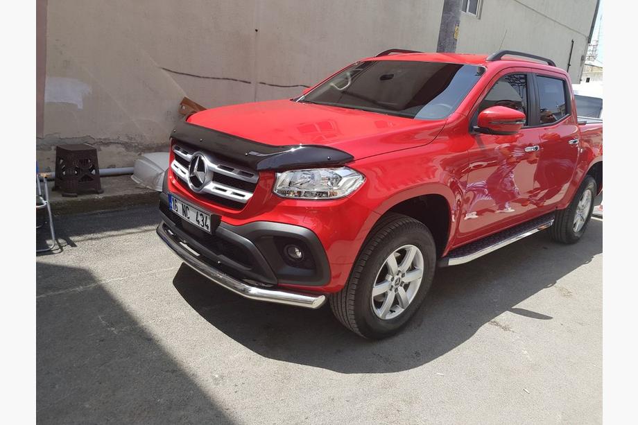 Mercedes X class 2017-2020 гг. Дефлектор капота (EuroCap) Фото 7
