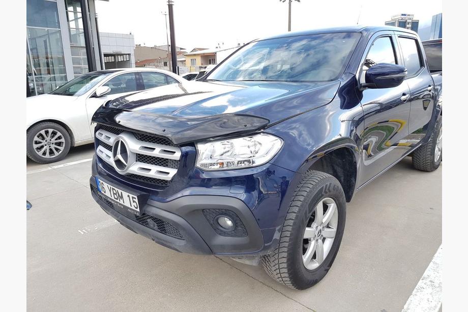 Mercedes X class 2017-2020 гг. Дефлектор капота (EuroCap) Фото 9