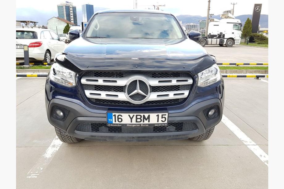 Mercedes X class 2017-2020 гг. Дефлектор капота (EuroCap) Фото 10