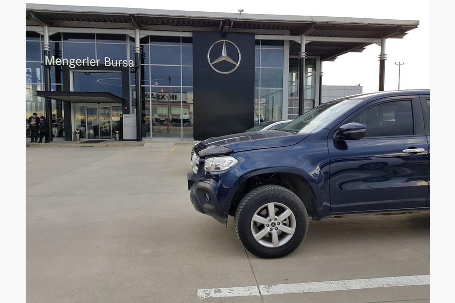 Mercedes X class 2017-2020 гг. Дефлектор капота (EuroCap) Фото 11
