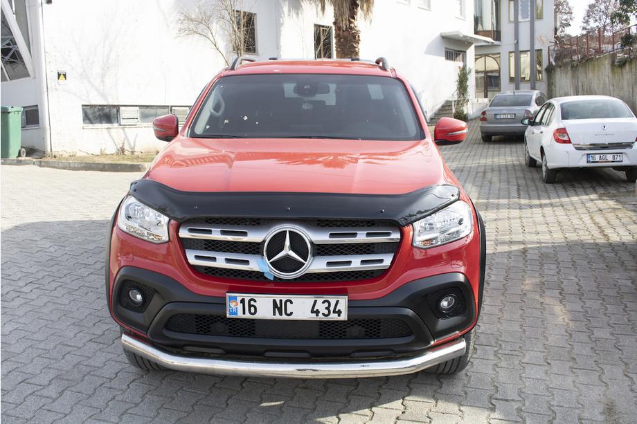 Mercedes X class 2017-2020 гг. Дефлектор капота (EuroCap) Фото 15