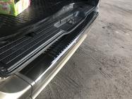 Mercedes Vito W639 2004-2014 гг. Накладка на задний бампер Черный Хром (OmsaLine, Нержавеющая сталь) фото 3