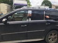 Mercedes GL class X164 2006-2012 гг. Накладки на дверные стойки из нержавеющей стали (6 шт) фото 2