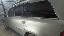 Mercedes GL class X164 2006-2012 гг. Нижние молдинги окон нержавейка (6 шт) фото 3