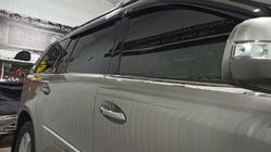 Mercedes GL class X164 2006-2012 гг. Нижние молдинги окон нержавейка (6 шт) фото 8