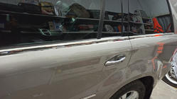 Mercedes GL class X164 2006-2012 гг. Нижние молдинги окон нержавейка (6 шт) фото 12