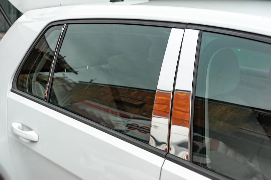 Volkswagen Golf 7/E-Golf 2012-2020 гг. Накладки на стойки из нержавеющей стали Image