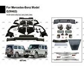 Mercedes G сlass W463 1990-2018 гг. Комплект обвеса (под заказ по каталогу) фото 4