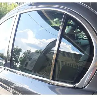 Нижние молдинги окон нержавейка Jaguar X-Type 2001-2009 гг. фото 4