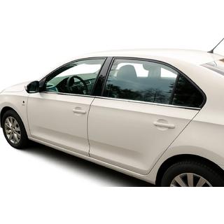 Окантовка окон нержавейка Seat Toledo 2012-2019 гг. фото 1