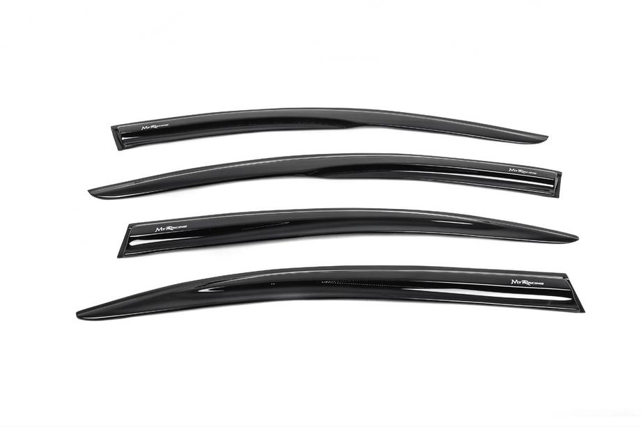 Skoda Octavia II A5 2006-2010 гг. Ветровики LiftBack (4 шт, MyRacing) Фото 1