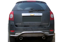 Chevrolet Captiva 2006-2019 гг. Задняя дуга AK008 (нержавейка) фото 1