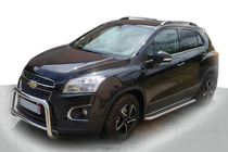 Chevrolet Trax 2012-2023 гг. Передняя Дуга WT005 (Нержавейка) фото 1