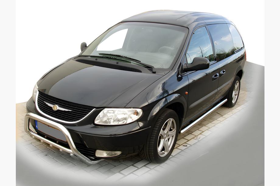 Chrysler Voyager 2001-2007 гг. Передняя дуга WT003 (нерж. сталь) Image