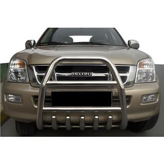 Передняя защита QT007 (нержавейка) Isuzu D-Max 2011-2019 гг.