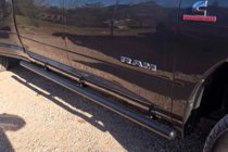 Dodge RAM (DT) 2018– гг. Боковые стандартные трубы (2 шт., Нержавейка) фото 3