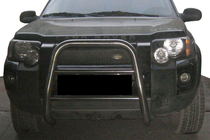 Land Rover Freelander II 2006–2014 гг. Кенгурятник QT008 (нержавейка) фото 1