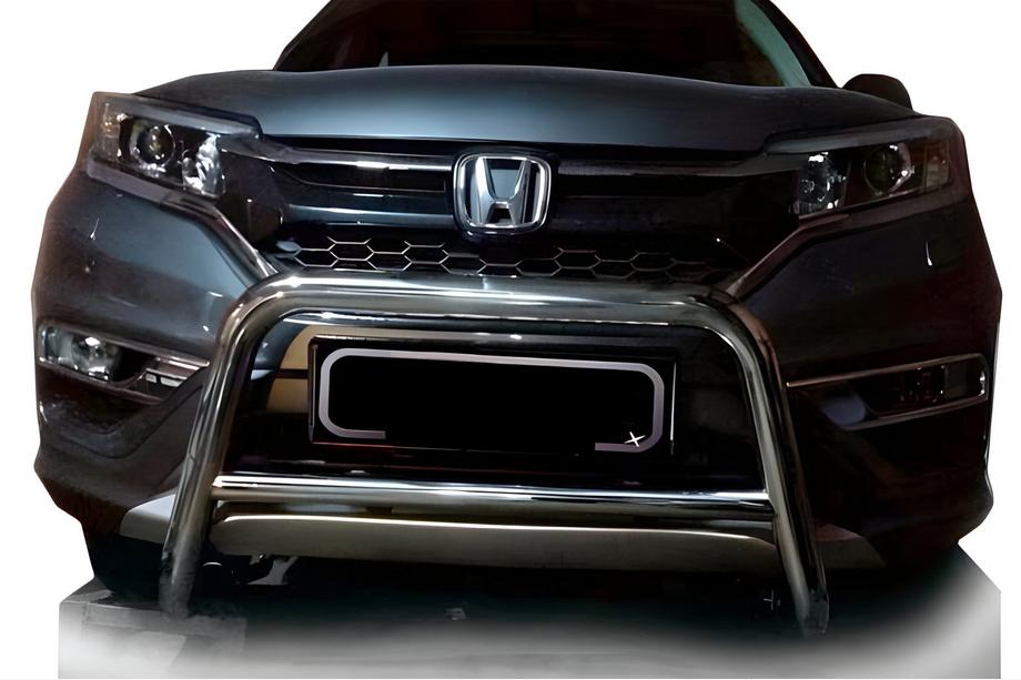 Honda CRV 2017-2022 гг. Передняя защита WT005 (2016-2019, Нержавейка) Image