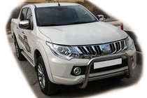 Mitsubishi L200 2015-2024 гг. Кенгурятник WT005 (Нержавейка) фото 1