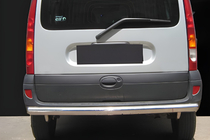 Renault Kangoo 1998-2008 гг. Задняя дуга AK002 (нержавейка) фото 1