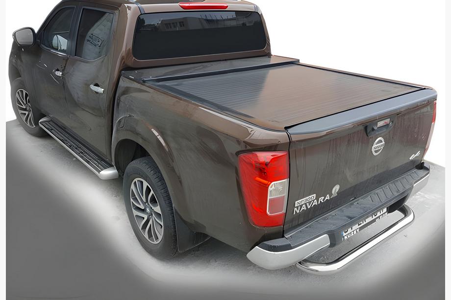 Nissan Navara/NP300 2016- гг. Задняя Защита AK005 (Нержавейка) Image