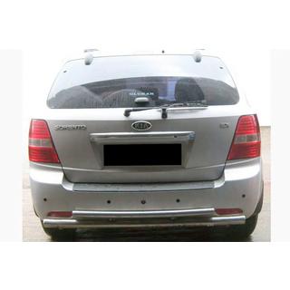 Задняя дуга AK002-Двойная (нерж. сталь) Kia Sorento I BL 2002-2009 гг. фото 2