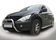 SsangYong Action 2005-2018 гг. Передний кенгурятник WT005 (нержавейка) фото 1