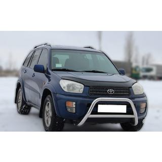 Кенгурятник WT005 (нержавейка) Toyota Rav 4 2001-2005 гг. фото 3