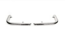 Hyundai H200, H1, Starex 1998-2007 гг. Задние угловые дуги AK003 (2 шт., нержавейка) фото 2