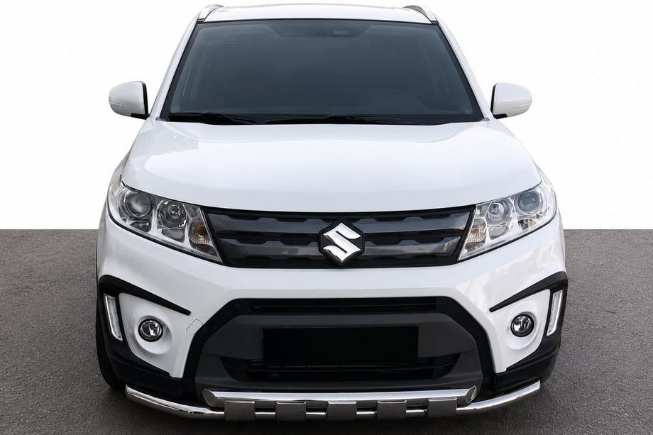 Suzuki Vitara 2015- гг. Передняя защита ST015 (нерж. сталь) Image