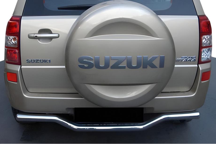 Suzuki Grand Vitara 2005-2017 гг. Задняя защита AK005-1 (нержавейка) Image
