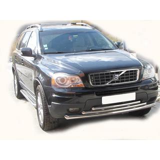 Передняя защита ST014-2 (нержавейка) Volvo XC90 2002-2014 гг. фото 3
