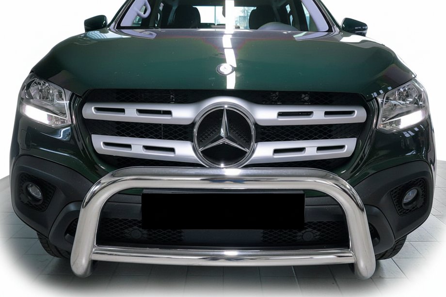 Mercedes X class 2017-2020 гг. Передняя защита WT005 (нерж, 60мм) Image