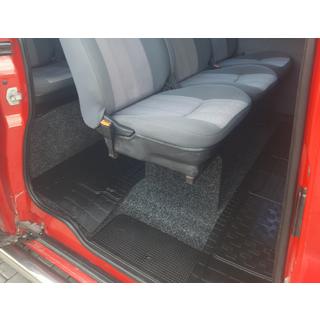 Задние резиновые коврики (2 шт, Polytep) Opel Vivaro 2001–2015 гг. фото 2