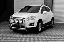 Chevrolet Trax 2012-2023 гг. Передняя Дуга WT018 (Нержавейка) фото 2