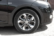 Renault Megane III 2009-2016 гг. Расширители арок (8 шт, черные) Хэтчбек – Металл фото 4