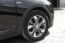 Renault Megane III 2009-2016 гг. Расширители арок (8 шт, черные) Хэтчбек – Металл фото 6