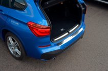 BMW X1 F48 2015-2022 гг. Накладка на задний бампер OmsaLine (нержавейка) фото 4