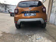 Renault Duster 2018-2024 гг. Накладки на задние отражатели 2 шт, нержавейка Carmos - Турецкая Нержавеющая Сталь фото 3