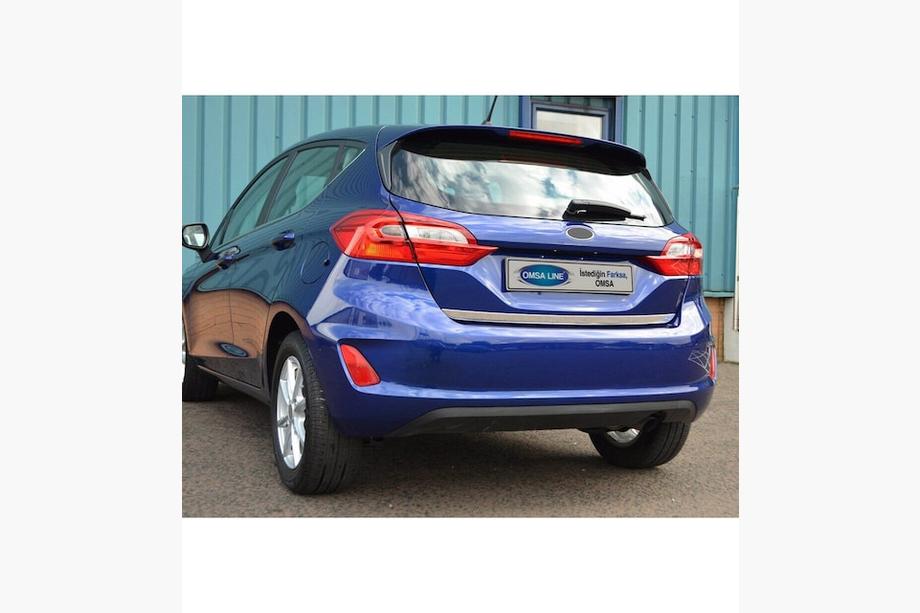 Ford Fiesta 2017- гг. Накладка на багажник нержавейка Image
