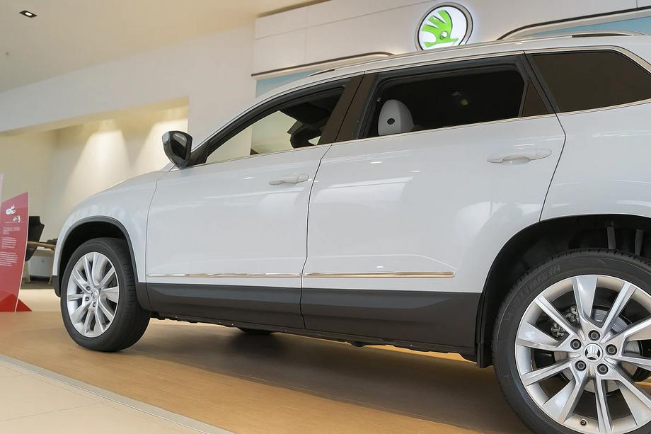 Skoda Karoq 2018- гг. Молдинги Дверей Нержавеющая Сталь Image
