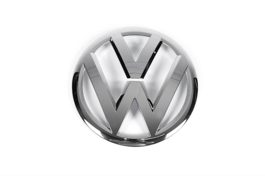 Volkswagen Tiguan 2007-2016 гг. Передний эмблема 2012-2015 (верхняя часть, Оригинал) Фото 2