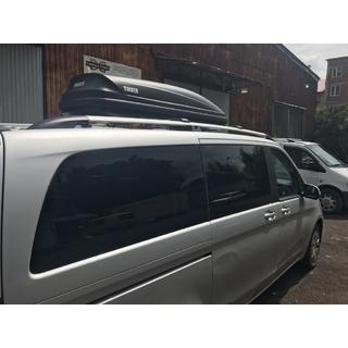 Рейлинги Хром CAN Оригинальный Дизайн (Металлические Ножки) Mercedes Vito/V-class W447 2014- гг. фото 2