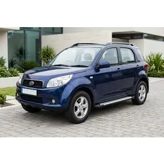 Боковые Подножки Allmond Grey (2 шт, Алюминий) Daihatsu Terios 2006-2017 гг. фото 1