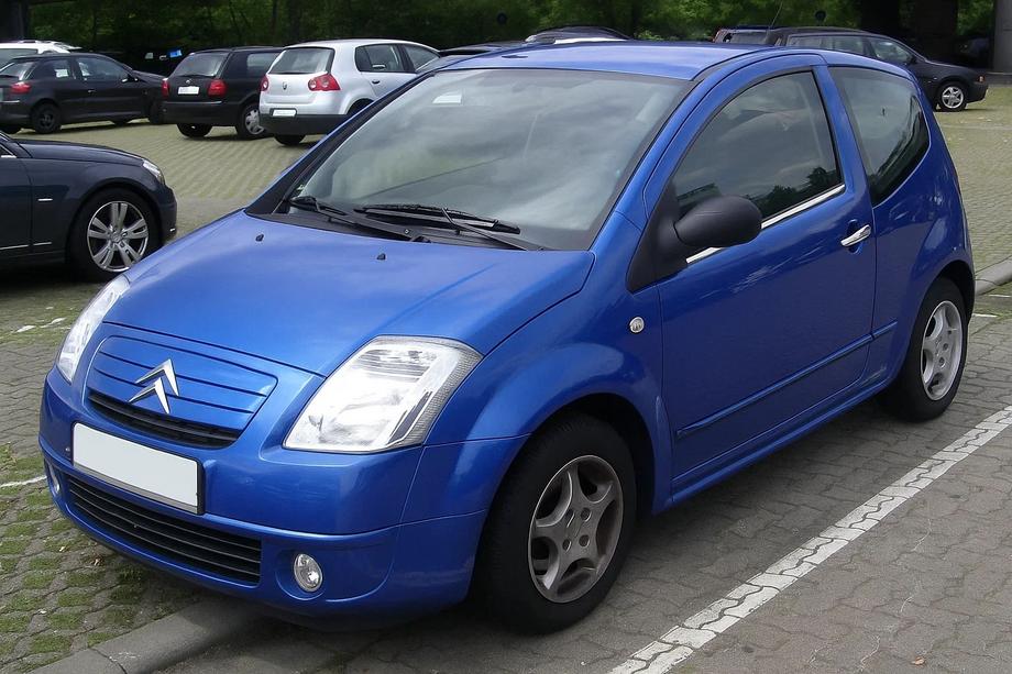 Citroen C-2 2003-2009 гг. Наружные молдинги окон (2 шт, нержавейка) Image