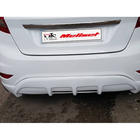 Ford Fiesta 2008-2017 гг. Накладка на задний бампер Meliset (грунтованная под покраску) фото 2