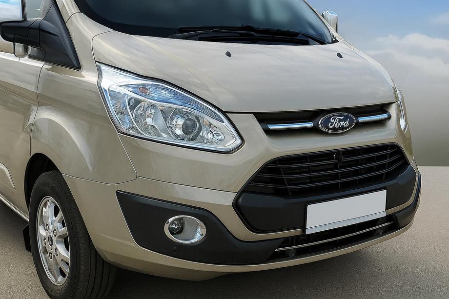 Ford Custom 2013-2022 гг. Накладки на противотуманные фары 2013-2018 (2 шт., пластик) Image