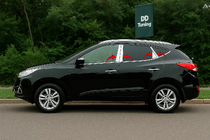 Hyundai IX-35 2010-2015 гг. Накладки на дверные стойки из нержавеющей стали (8 шт.) фото 1
